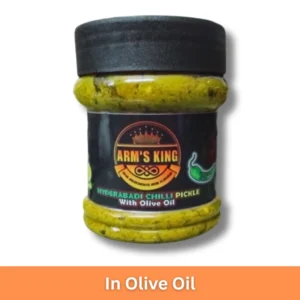 Hyderabadi Chilli Pickle With Olive Oil