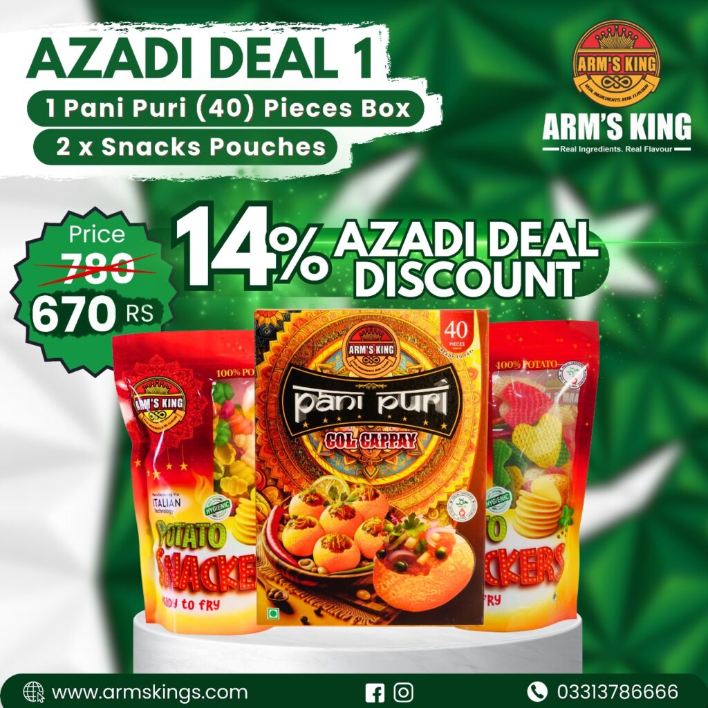 READY MADE PANI PURI PACKET PRICE - AZADI DEAL